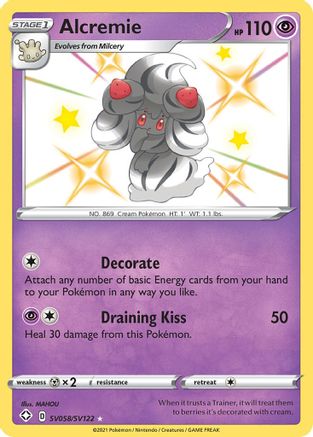 Alcremie (SV058) [Shining Fates: Shiny Vault] Holofoil - Deck Out Gaming