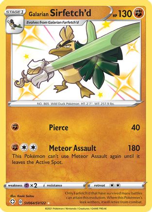 Galarian Sirfetch'd (SV064) [Shining Fates: Shiny Vault] Holofoil - Deck Out Gaming