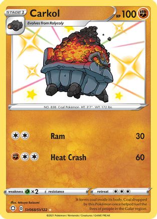 Carkol (SV068) [Shining Fates: Shiny Vault] Holofoil - Deck Out Gaming