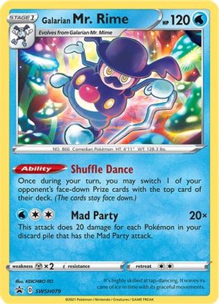 Galarian Mr. Rime - SWSH079 (SWSH079) [SWSH: Sword & Shield Promo Cards] Holofoil - Deck Out Gaming