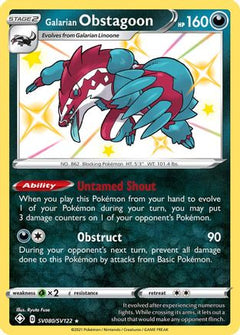 Galarian Obstagoon (SV080) [Shining Fates: Shiny Vault] Holofoil - Deck Out Gaming