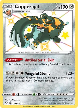 Copperajah (SV091) [Shining Fates: Shiny Vault] Holofoil - Deck Out Gaming