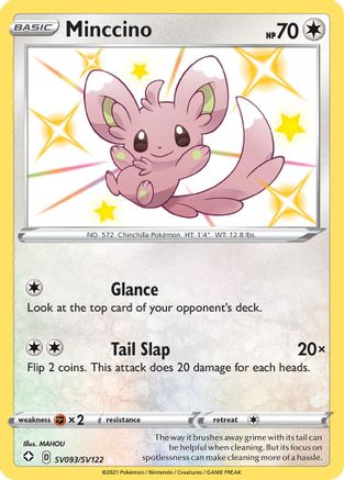 Minccino (SV093) [Shining Fates: Shiny Vault] Holofoil - Deck Out Gaming