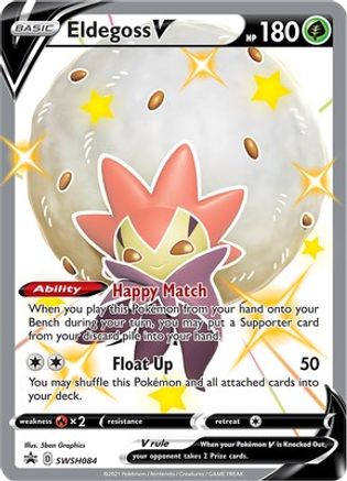Eldegoss V - SWSH084 (SWSH084) [SWSH: Sword & Shield Promo Cards] Holofoil - Deck Out Gaming