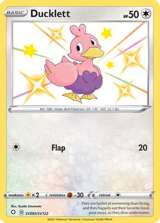 Ducklett (SV095) [Shining Fates: Shiny Vault] Holofoil - Deck Out Gaming
