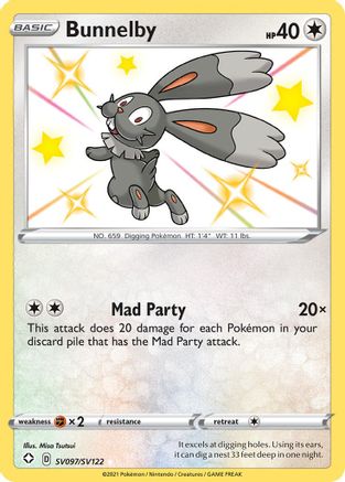 Bunnelby (SV097) [Shining Fates: Shiny Vault] Holofoil - Deck Out Gaming