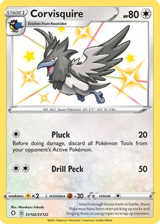 Corvisquire (SV102) [Shining Fates: Shiny Vault] Holofoil - Deck Out Gaming