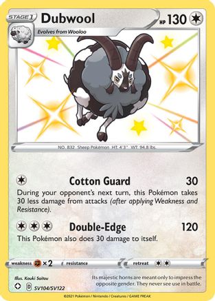 Dubwool (SV104) [Shining Fates: Shiny Vault] Holofoil - Deck Out Gaming