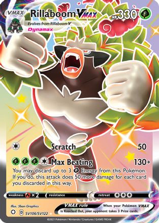 Rillaboom VMAX (SV106) [Shining Fates: Shiny Vault] Holofoil - Deck Out Gaming