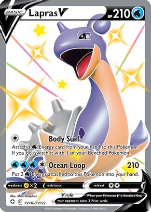 Lapras V (SV110) [Shining Fates: Shiny Vault] Holofoil - Deck Out Gaming