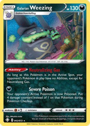 Galarian Weezing (42) [Shining Fates] Holofoil - Deck Out Gaming