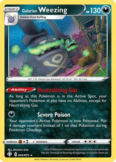 Galarian Weezing (42) [Shining Fates] Reverse Holofoil - Deck Out Gaming