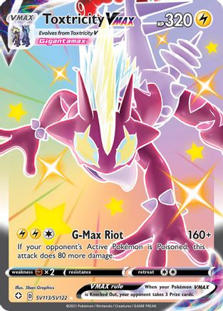 Toxtricity VMAX (SV113) [Shining Fates: Shiny Vault] Holofoil - Deck Out Gaming
