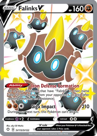 Falinks V (SV115) [Shining Fates: Shiny Vault] Holofoil - Deck Out Gaming