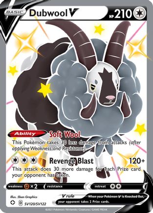 Dubwool V (SV120) [Shining Fates: Shiny Vault] Holofoil - Deck Out Gaming