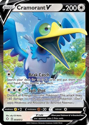 Cramorant V (54) [Shining Fates] Holofoil - Deck Out Gaming
