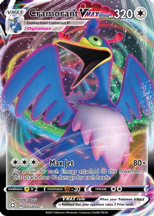 Cramorant VMAX (55) [Shining Fates] Holofoil - Deck Out Gaming