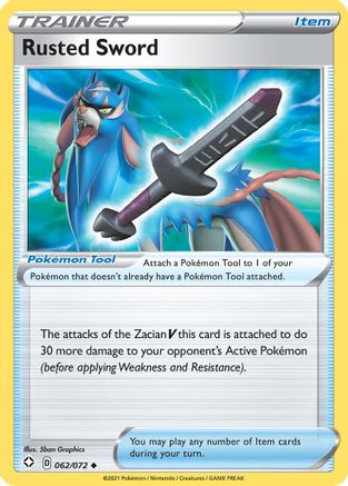 Rusted Sword (62) [Shining Fates] Reverse Holofoil - Deck Out Gaming