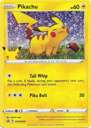 Pikachu - SWSH039 (General Mills) (SWSH039) [Miscellaneous Cards & Products] Holofoil - Deck Out Gaming