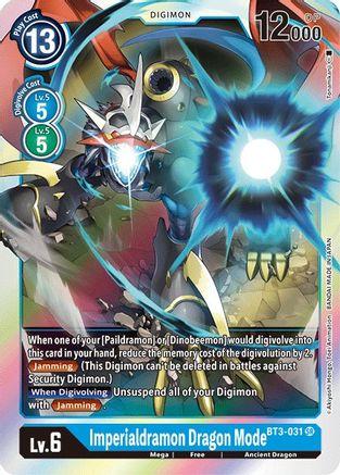 Imperialdramon Dragon Mode (BT3-031) [Release Special Booster] Foil - Deck Out Gaming