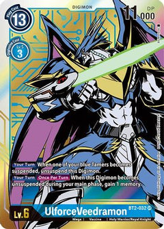 UlforceVeedramon (Alternate Art) (BT2-032) [Release Special Booster] Foil - Deck Out Gaming
