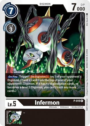 Infermon - P-015 (P-015) [Digimon Promotion Cards] - Deck Out Gaming