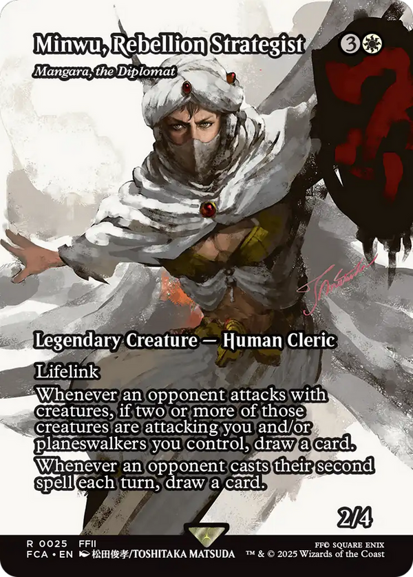 Minwu, Rebellion Strategist - Mangara, the Diplomat (Showcase) (25) [FINAL FANTASY: Through the Ages] - Deck Out Gaming