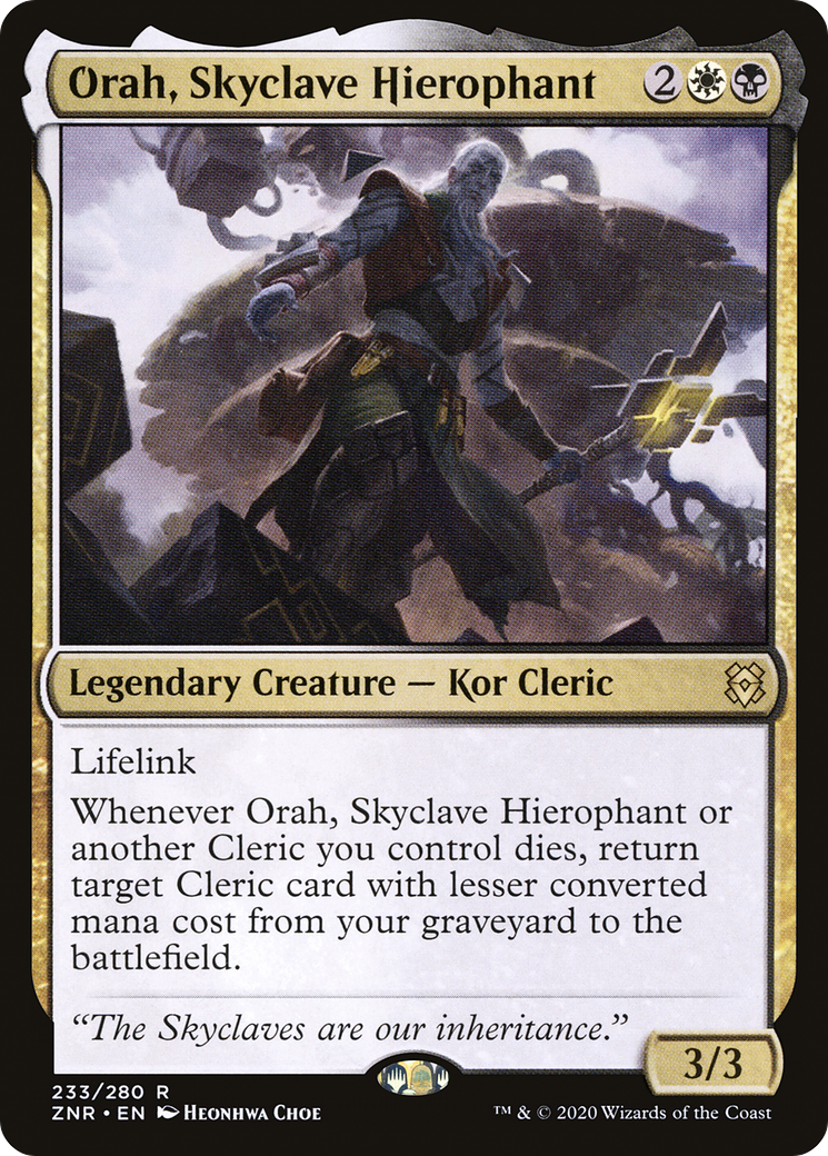 Orah, Skyclave Hierophant (233) [Zendikar Rising] - Deck Out Gaming