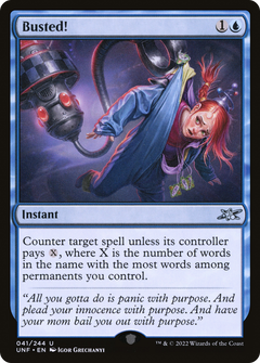Busted! (41) [Unfinity] foil - Deck Out Gaming