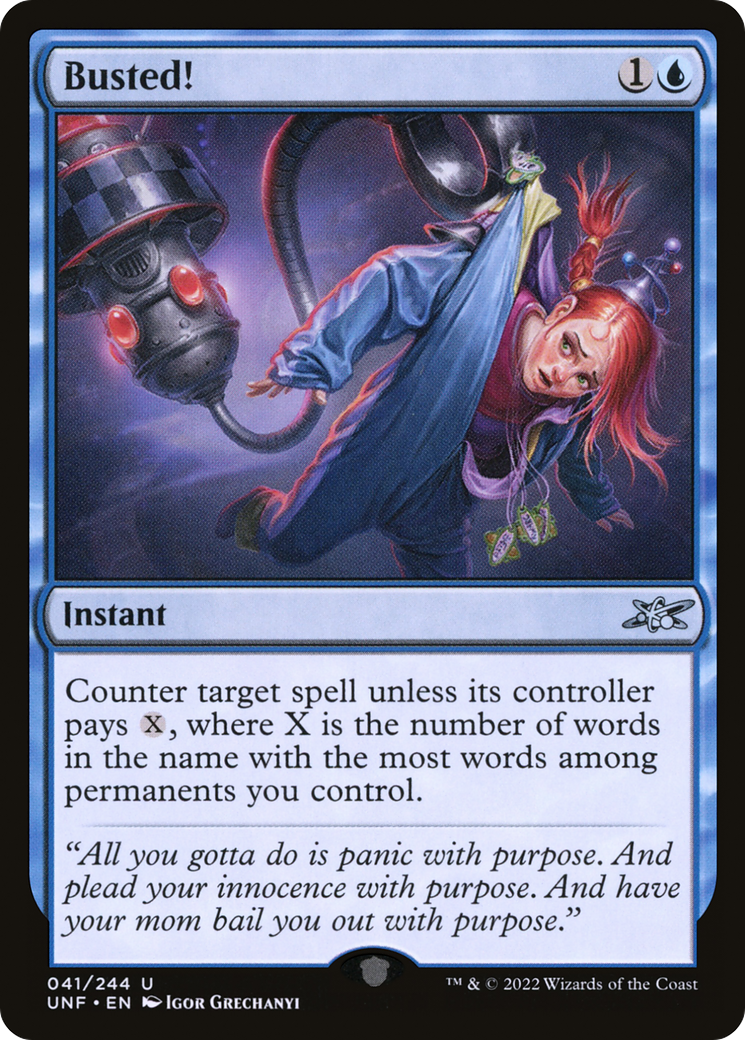 Busted! (41) [Unfinity] foil - Deck Out Gaming