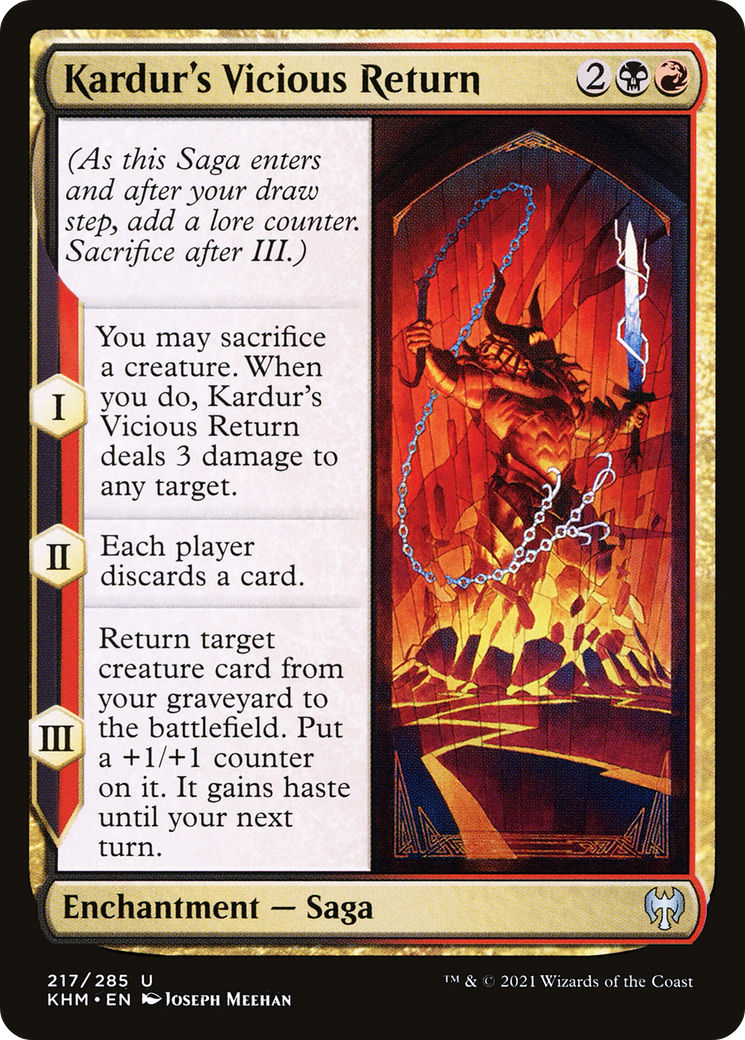 Kardur's Vicious Return (217) [Kaldheim] foil - Deck Out Gaming