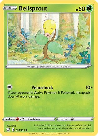 Bellsprout (1) [SWSH05: Battle Styles] Reverse Holofoil - Deck Out Gaming