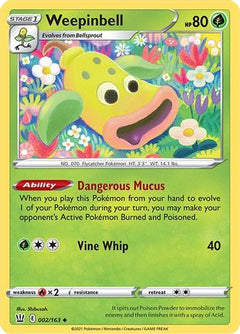 Weepinbell (2) [SWSH05: Battle Styles] Reverse Holofoil - Deck Out Gaming