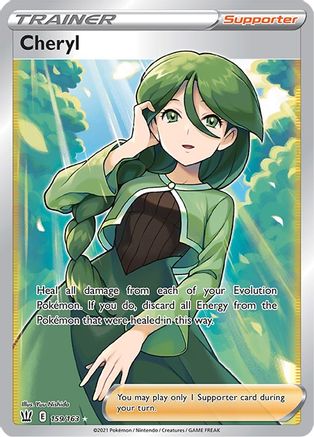 Cheryl (Full Art) (159) [SWSH05: Battle Styles] Holofoil - Deck Out Gaming