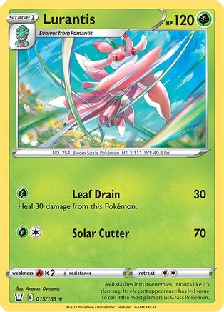 Lurantis (15) [SWSH05: Battle Styles] Reverse Holofoil - Deck Out Gaming
