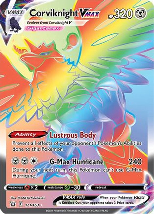 Corviknight VMAX (Secret) (171) [SWSH05: Battle Styles] Holofoil - Deck Out Gaming