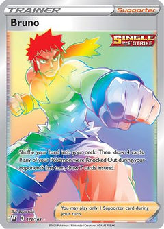 Bruno (Secret) (172) [SWSH05: Battle Styles] Holofoil - Deck Out Gaming