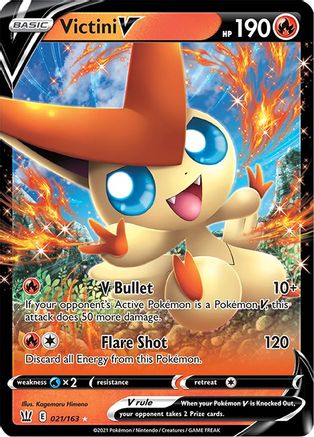 Victini V (21) [SWSH05: Battle Styles] Holofoil - Deck Out Gaming