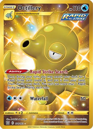 Octillery (Secret) (178) [SWSH05: Battle Styles] Holofoil - Deck Out Gaming