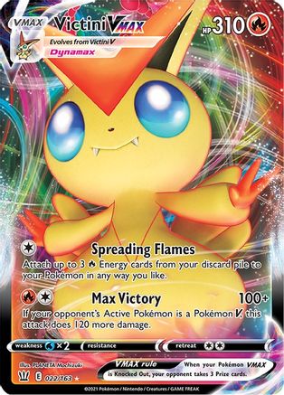 Victini VMAX - 022/163 [SWSH05: Battle Styles] - Deck Out Gaming