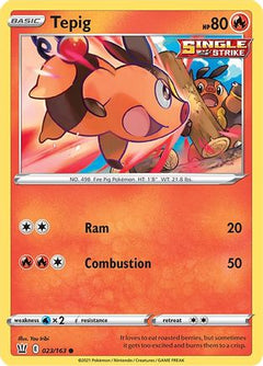 Tepig [SWSH05: Battle Styles] Reverse Holofoil - Deck Out Gaming