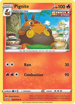 Pignite (24) [SWSH05: Battle Styles] Reverse Holofoil - Deck Out Gaming