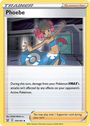 Phoebe (130) [SWSH05: Battle Styles] Reverse Holofoil - Deck Out Gaming