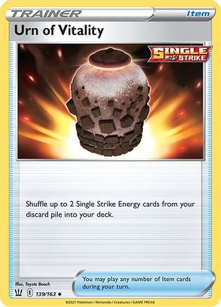 Urn of Vitality (139) [SWSH05: Battle Styles] Reverse Holofoil - Deck Out Gaming