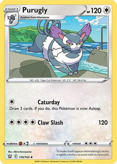 Purugly (116) [SWSH05: Battle Styles] Reverse Holofoil - Deck Out Gaming