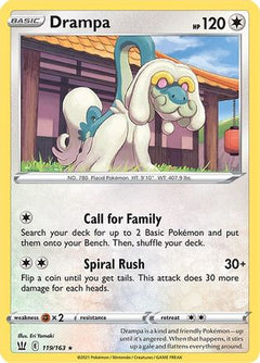 Drampa [SWSH05: Battle Styles] Reverse Holofoil - Deck Out Gaming