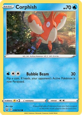 Corphish [SWSH05: Battle Styles] Reverse Holofoil - Deck Out Gaming