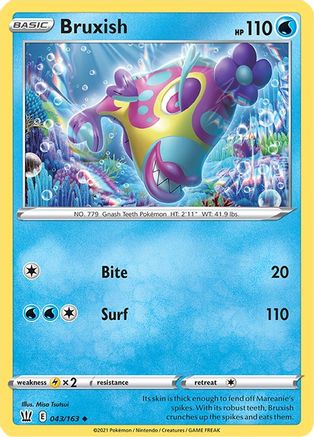 Bruxish (43) [SWSH05: Battle Styles] Reverse Holofoil - Deck Out Gaming