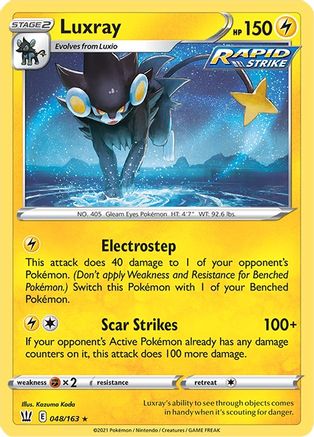 Luxray (48) [Battle Styles] Reverse Holofoil - Deck Out Gaming