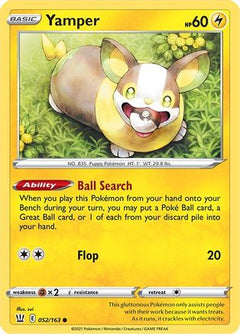 Yamper (52) [SWSH05: Battle Styles] Reverse Holofoil - Deck Out Gaming
